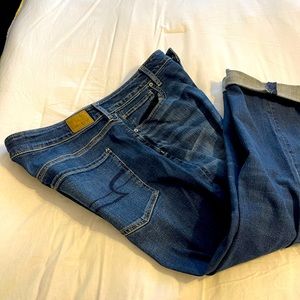 American Eagle Hi Rise Tomgirl 18 regular worn one time